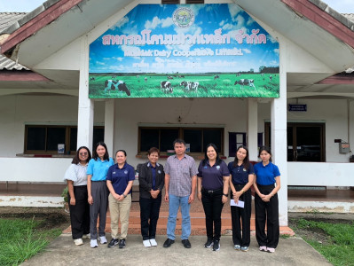 ติดตามการดำเนินโครงการยกระดับสถาบันเกษตรกรให้เป็นผู้ประกอบการธุรกิจเกษตร ณ สหกรณ์โคนมมวกเหล็ก จำกัด จังหวัดสระบุรี เพื่อติดตามการดำเนินกิจกรรมตามโครงการสร้างโอกาสก้าวสู่ธุรกิจเกษตรยุคใหม่ด้านการตลาดและการสร้างแบรนด์ ... พารามิเตอร์รูปภาพ 1