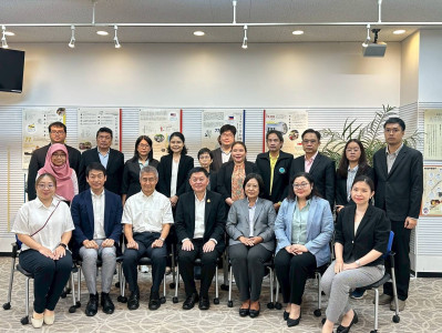 ประชุมการดำเนินโครงการฝึกงานผู้นำเยาวชนเกษตรไทยในประเทศญี่ปุ่น ประจำปี 2568 (รุ่นที่ 43) ร่วมกับนายทาคาชิ โยชิคาวะ (Mr.Takashi Yoshikawa) ผู้อำนวยการบริหารสภาการแลกเปลี่ยนด้านการเกษตรแห่งประเทศญี่ปุ่น (JAEC) ... พารามิเตอร์รูปภาพ 1