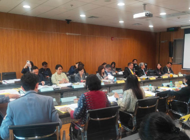 เข้าร่วมประชุมอนุกรรมาธิการพิจารณาศึกษาแนวทางแก้ไขปัญหาโรคใบด่างมันสำปะหลังและการเพิ่มประสิทธิภาพการผลิตมันสำปะหลัง ณ ห้องประชุม 401 ชั้น 4 อาคารรัฐสภาโดยมีนายสัมฤทธิ์ แทนทรัพย์ สมาชิกผู้เเทนราษฎร เป็นประธานการประชุม ... พารามิเตอร์รูปภาพ 1