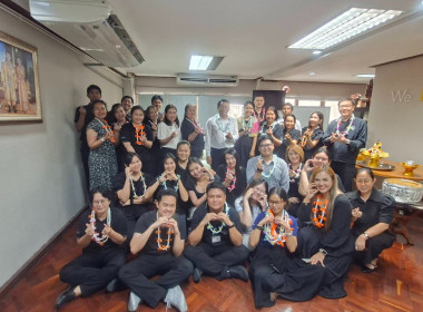 กิจกรรมสรงน้ำพระ-รดน้ำขอพรผู้อำนวยการกองพัฒนาสหกรณ์ภาคการเกษตรและกลุ่มเกษตรกร เพื่อเสริมสร้างพลังความผูกพันในองค์กร ... พารามิเตอร์รูปภาพ 15