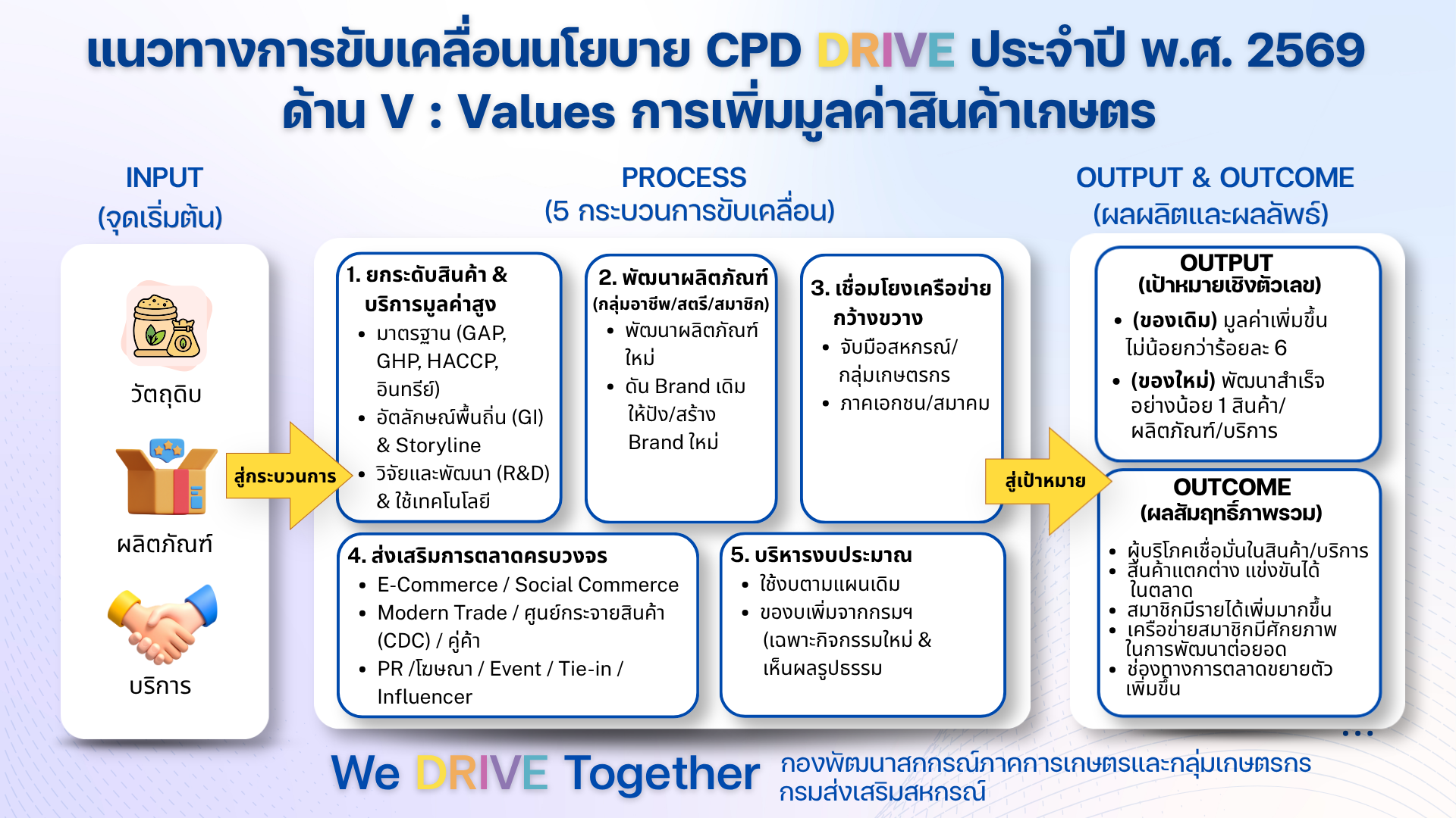 CPD DRIVE V Values